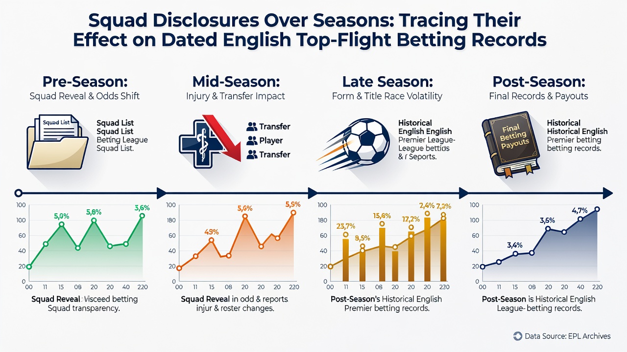Chart illustrating squad disclosure effects on historical Premier League betting odds