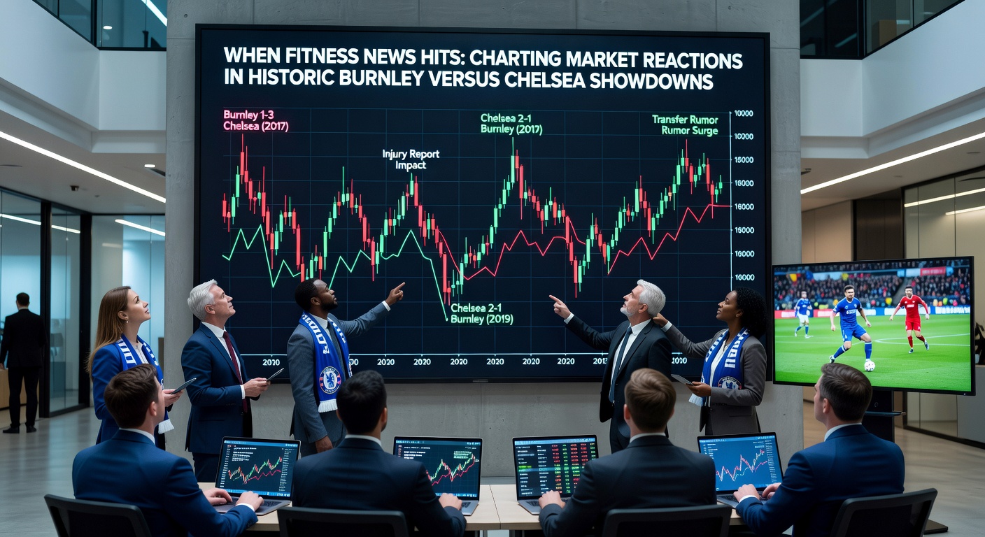 Close-up of betting terminal displaying live odds during a Burnley Chelsea preview